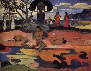 Paul Gauguin Day of worship oil on canvas